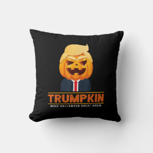 Cojín Decorativo Trumpkin vuelve a hacer que Halloween sea grande d
