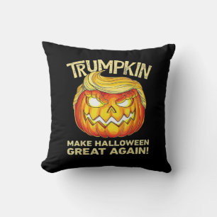Cojín Decorativo Trumpkin vuelve a hacer que Halloween sea grande d