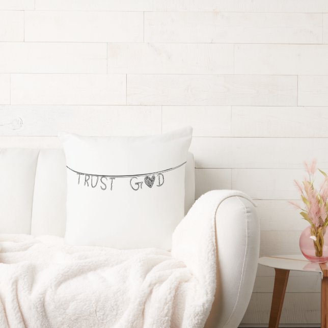 Cojín Decorativo Trust God (Sofá)
