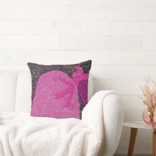 Cojín Decorativo Tu B'Shvat, purpurina del árbol de breakdance, ט ״