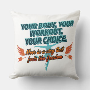 Cojín Decorativo Tu Cuerpo Tu Entrenamiento Tu Elección