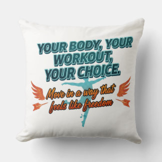 Cojín Decorativo Tu Cuerpo Tu Entrenamiento Tu Elección