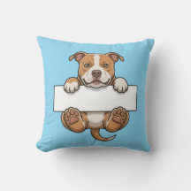 Tu Mensaje Aquí - Perro Pit Bull Adorable