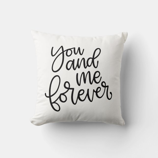 Cojín Decorativo Tú y yo por siempre (Anverso)