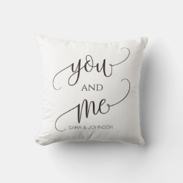 Cojín Decorativo tú y yo, regalo boda personalizado