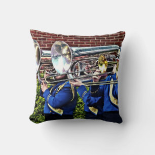 Cojín Decorativo Tubas y Trombones