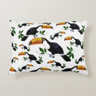Cojín Decorativo Tucanes Tropicales - Jungla Divertida