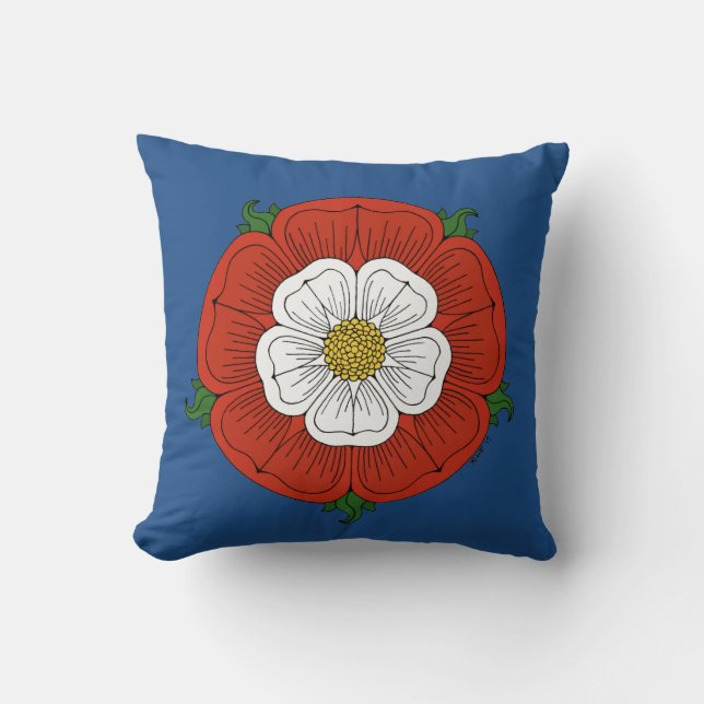 Cojín Decorativo Tudor Rosa (Anverso)