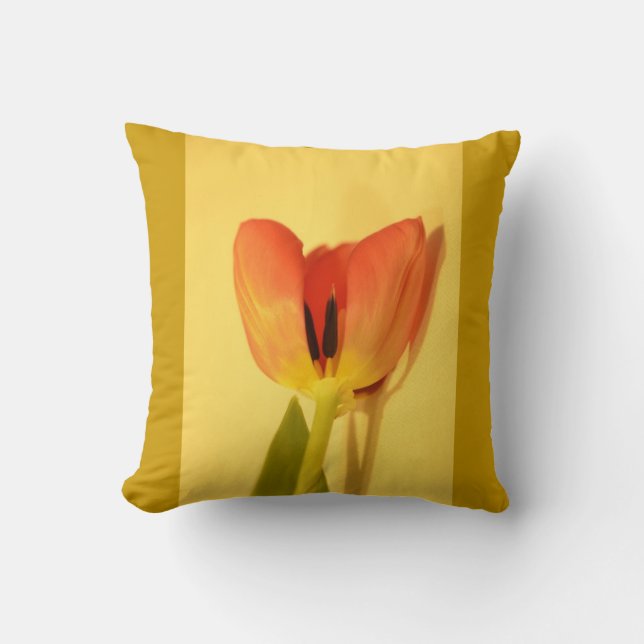 Cojín Decorativo Tulip de flor (Anverso)
