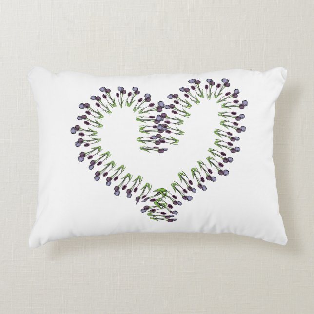 Cojín Decorativo Tulip Open Heart Design (Anverso)
