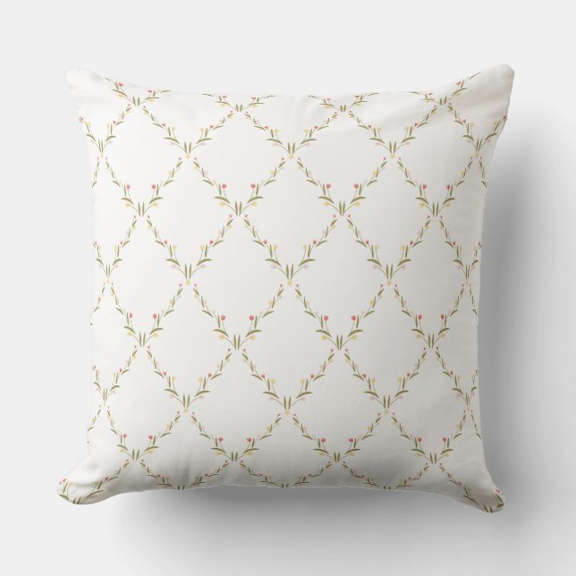 Cojín Decorativo Tulip Throw Pillow (Anverso)