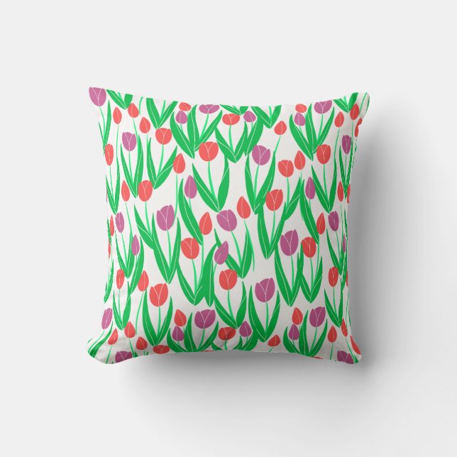 Cojín Decorativo Tulip Time Pillow (Anverso)