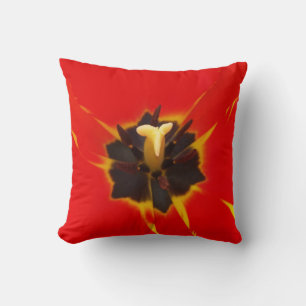 Cojín Decorativo tulipán amarillo rojo