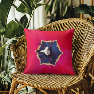 Cojín Decorativo Tulipán Botánico Rojo Moderno