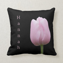Cojín Decorativo Tulipán rosa de Bonito personalizado