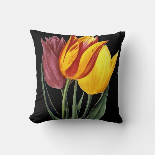 Cojín Decorativo Tulipán (Tulipa Gesneriana) (Anverso)