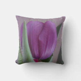 Cojín Decorativo Tulipán violeta solitario
