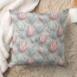 Cojín Decorativo tulipanes 3d