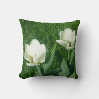 Cojín Decorativo Tulipanes blancos