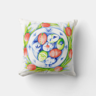 Cojín Decorativo Tulipanes de primavera