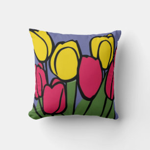 Cojín Decorativo Tulipanes de primavera