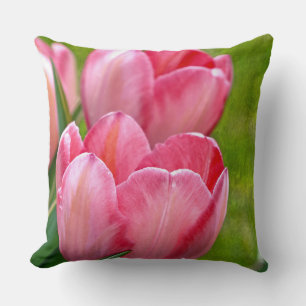 Cojín Decorativo Tulipanes rosados
