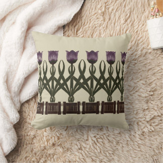 Cojín Decorativo Tulips de Art Nouveau