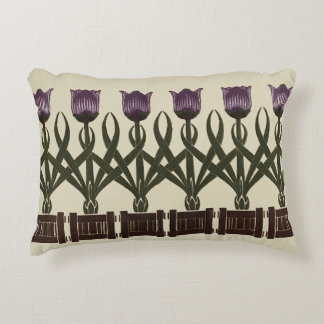 Cojín Decorativo Tulips de Art Nouveau