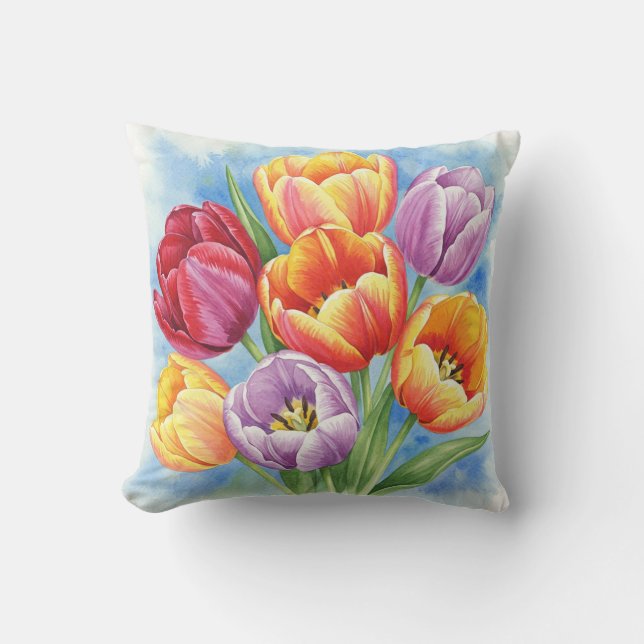 Cojín Decorativo Tulips Pillow (Anverso)