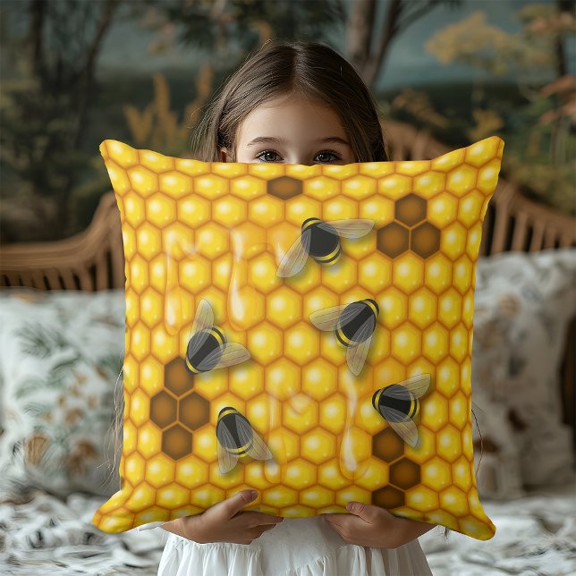 Cojín Decorativo Tumba de miel de abeja de miel (Subido por el creador)