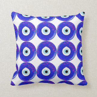 Cojín decorativo turco del diseño del mal de ojo