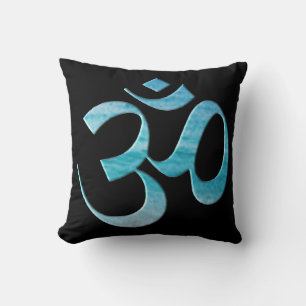Cojín Decorativo Turquesa Om