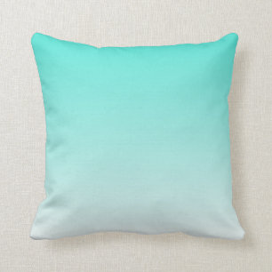 Cojín Decorativo Turquesa Ombre