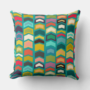 Cojín Decorativo turquesa pop de flecha