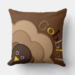 Cojín Decorativo Turquía de la escondida del Día de Acción de Graci