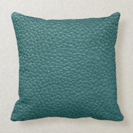 Cojín Decorativo Turquoise Faux Leather