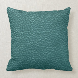 Cojín Decorativo Turquoise Faux Leather