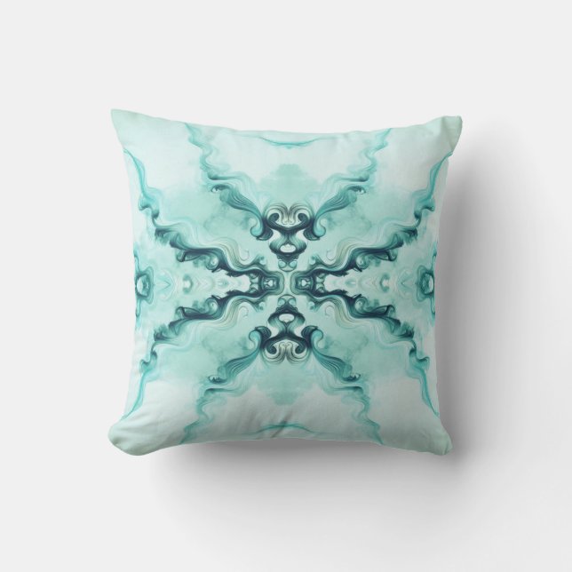 Cojín Decorativo Turquoise Harmony – Artistic Duvet Cover (Anverso)