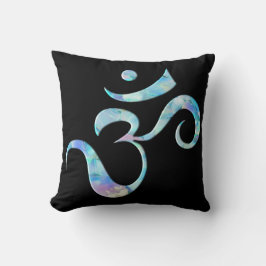 Cojín Decorativo Turquoise Marbled Om