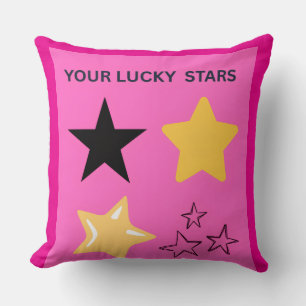 COJÍN DECORATIVO TUS ESTRELLAS DE LA SUERTE