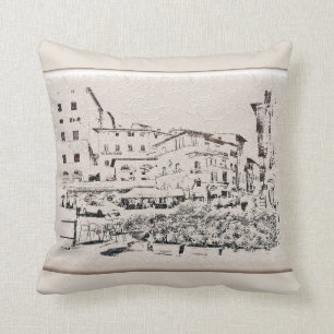Cojín Decorativo Tuscany.Italy. Cortona.