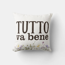 Cojín Decorativo Tutto Va Bene (con flores)