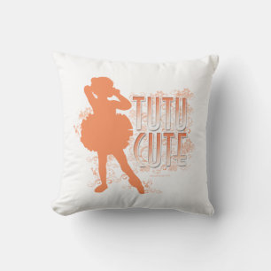 Cojín decorativo Tutu Cute (naranja)