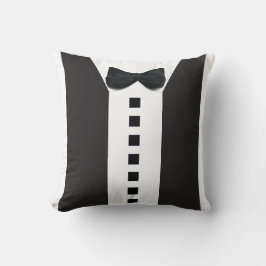 Cojín Decorativo Tuxedo gracioso 🎩 Elegancia Minimalista dulce