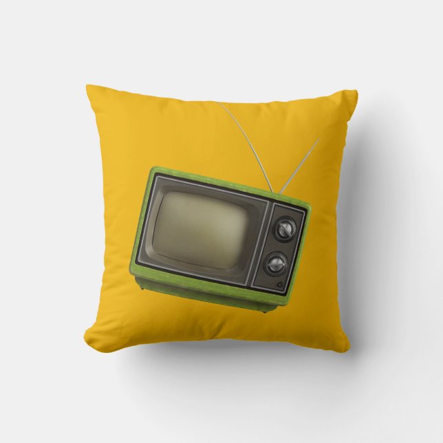 Cojín Decorativo TV retro (Anverso)