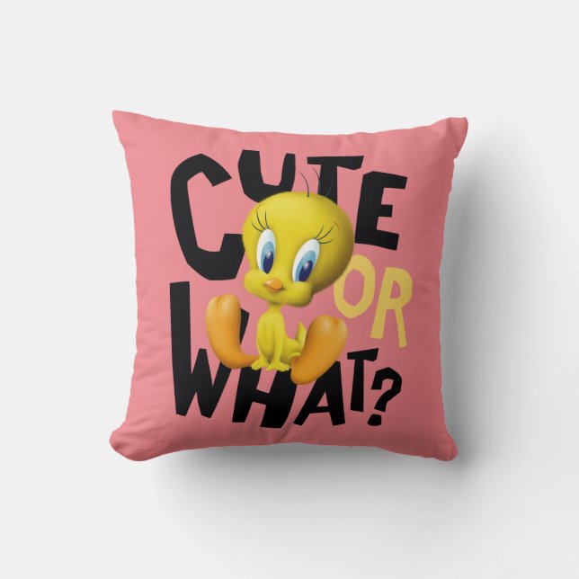 Cojín Decorativo TWEETY™- Cuto O Qué? (Anverso)