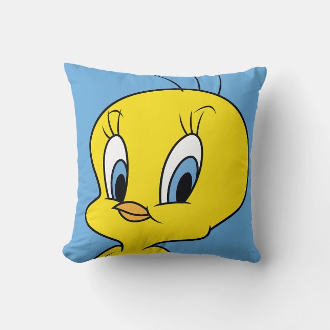 Cojín Decorativo TWEETY™ | Pájaro Ingenioso (Anverso)