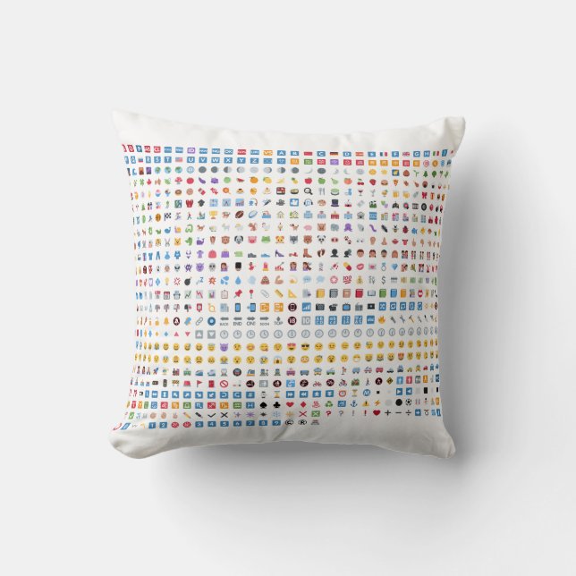 Cojín Decorativo Twitter emojis pillow (Anverso)