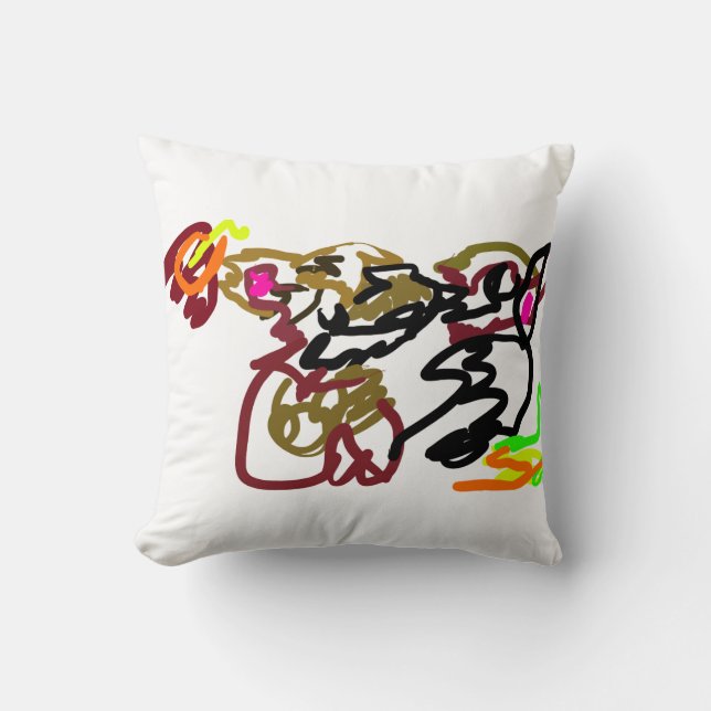 Cojín Decorativo Two wolves Autumn (Anverso)