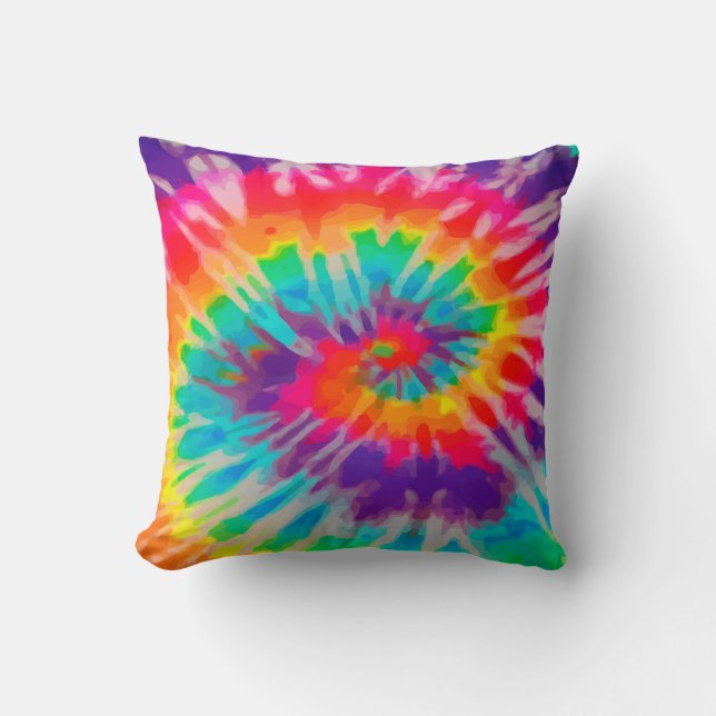 Cojín decorativo Tye-Dye-3 (Anverso)